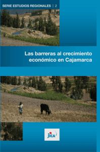 Las barreras al crecimiento económico en cajamarca