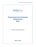 Proyecciones de la Economía Costarricense 2014