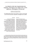 La relación entre las Inquisiciones de España y Portugal en los