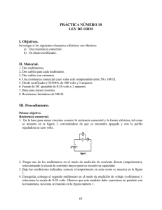 Ley de Ohm