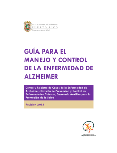 Guía para el manejo y control de la enfermedad de Alzheimer