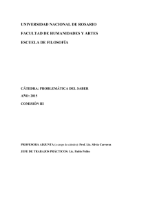 Comision 3 Carreras - Facultad de Humanidades y Artes