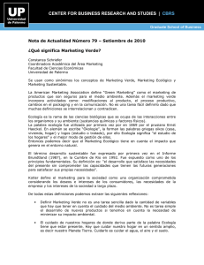 Nota de Actualidad Número 79 – Setiembre de 2010 ¿Qué significa