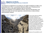 Magnitud 6.2 ITALIA