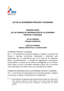 ley de la economía popular y solidaria