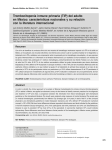 Trombocitopenia inmune primaria (TIP) del adulto en México