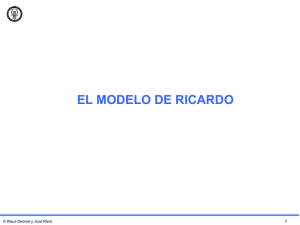 EL MODELO DE RICARDO