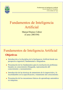Fundamentos de Inteligencia Artificial (PDF Available)