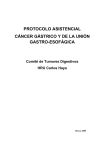 Protocolo de Cáncer Gástrico - Hospital Regional de Málaga