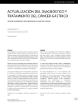 actualización del diagnóstico y tratamiento del cáncer gástrico