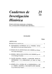 Cuadernos de Investigación Histórica