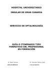 Oftalmología - Gobierno de Canarias