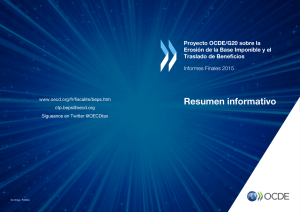 Resumen informativo Proyecto OCDE/G20 sobre la