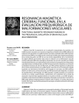 ResonanCia magnétiCa CeRebRal funCional en la evaluaCión