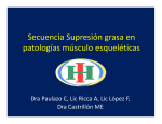 Secuencia Supresión grasa en patologías músculo esqueléticas