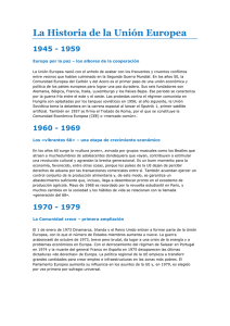 La Historia de la Unión Europea 1945