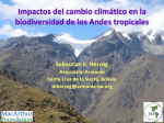 Biodiversidad y cambio climatico Andes Tropicales