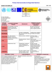 OXIDO DE BERILIO