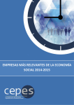 empresas más relevantes de la economía social 2014-2015