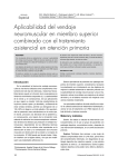 6. Aplicabilidad del vendaje neuromuscular en miembro superior