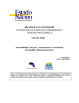 Sostenibilidad, solvencia y contribución al crecimiento de la política