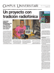 Un proyecto con tradición radiofónica - Campus de Alcoy
