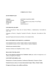 Curriculum versión PDF - Facultad de Filosofía y Humanidades