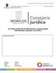 ley para exención de impuestos a asociaciones deportivas, sociales