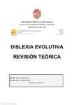 dislexia evolutiva revisión teórica