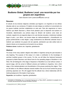 Budismo Global, Budismo Local: una recorrida por los - PUC-SP