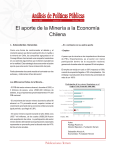 El aporte de la Minería a la Economía Chilena