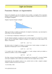 Funciones básicas en trigonometría