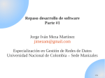 Repaso desarrollo de software Parte #1 Jorge Iván Meza Martínez