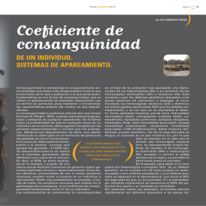 Coeficiente de consanguinidad - Asociación Argentina de Angus