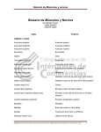 Glosario de Músculos y nervios - Colegio Mexicano de Intérpretes