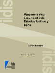 Venezuela y su seguridad ante Estados Unidos y Cuba