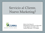 Marketing y servicio al cliente