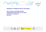 Seminario I: El Sistema Tierra y sus Escalas