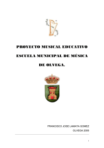 proyecto musical educativo escuela municipal de música de olvega.