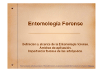 Introduccion a la entomologia forense