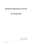 Ejemplo de Programación con Java EE Una Tienda Online