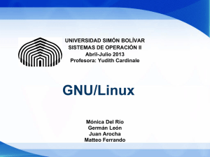 GNU/Linux - Ldc Usb - Universidad Simón Bolívar