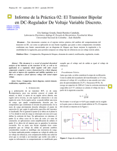 El Transistor Bipolar en DC-Regulador De Voltaje - EA2