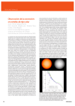 Observación de la convección en estrellas de tipo solar