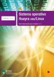 Sistema operativo Huayra gnu/Linux.