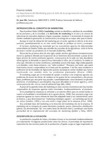 La importancia del Marketing para el éxito de la programación en