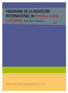 Panorama de la Inserción Internacional de América Latina y el