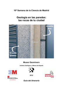 Geología en las paredes: las rocas de tu ciudad