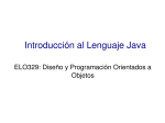 Introducción al Lenguaje Java