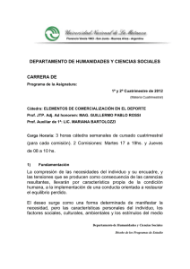 Elementos de Comercialización en el Deporte